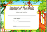 Student Of The Week Certificate Top 10 Super Star Designs with Star Of The Week Certificate Template