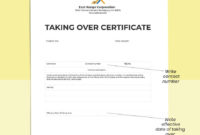 Taking Over Certificate Template In 2020  Certificate with regard to Free 24 Martial Arts Certificate Templates 2020
