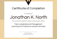 Training Certificate Of Completion Template Inside with regard to Workshop Certificate Template