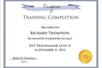 Training Certificate Template  Free Word Templates regarding Training Certificate Template Word Format