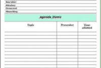 Treasurer Report Template  10 Free Sample Example intended for Girl Scout Parent Meeting Agenda Template