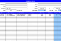 Truck Driver Log Book Excel Template  Charlotte Clergy throughout Awesome Fuel Mileage Log Template