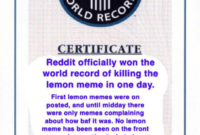 Uinne 2 Reco Certificate Reddit Officially Won The World throughout Best Guinness World Record Certificate Template