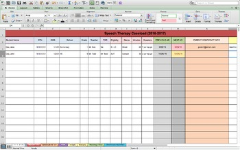 Ultimate Caseload Schedule Attendance Data Evals And in Free Grade Level Meeting Agenda Template