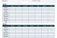 Weekly Time Sheets  Template Business for Amazing Employee Time Log Template