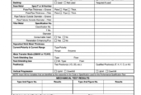 Welder Continuity Log Template throughout Welder Continuity Log Template