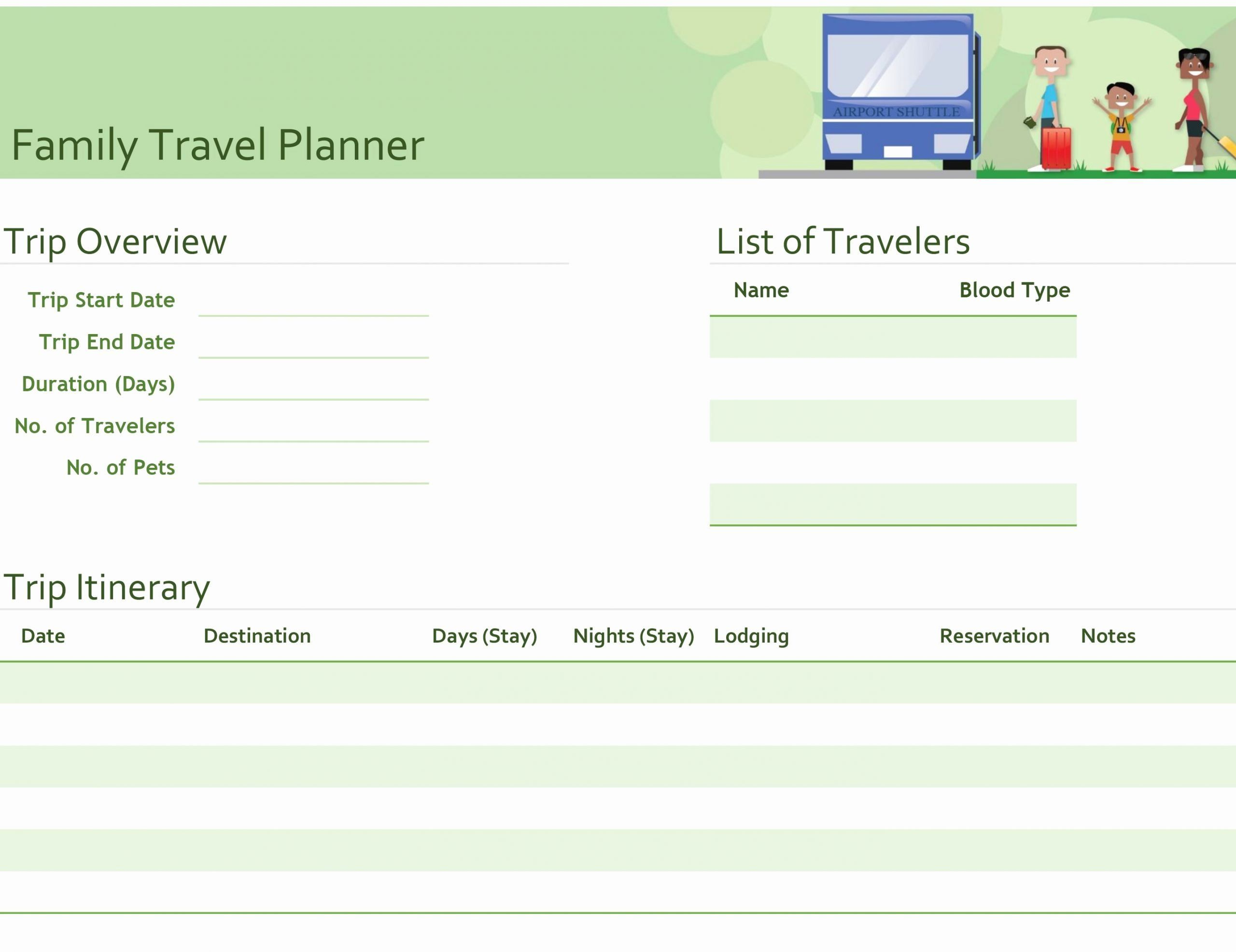 Travel Itinerary Planner Template Lovely Business Trip pertaining to Business Trip Itinerary Template