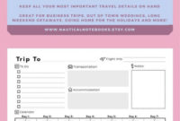 Travel Itinerary Template Family Travel Planner Dayday throughout Vacation Itinerary Planner Template
