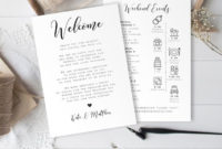 Wedding Day Itinerary Template Welcome Letter 100 with Wedding Welcome Itinerary Template
